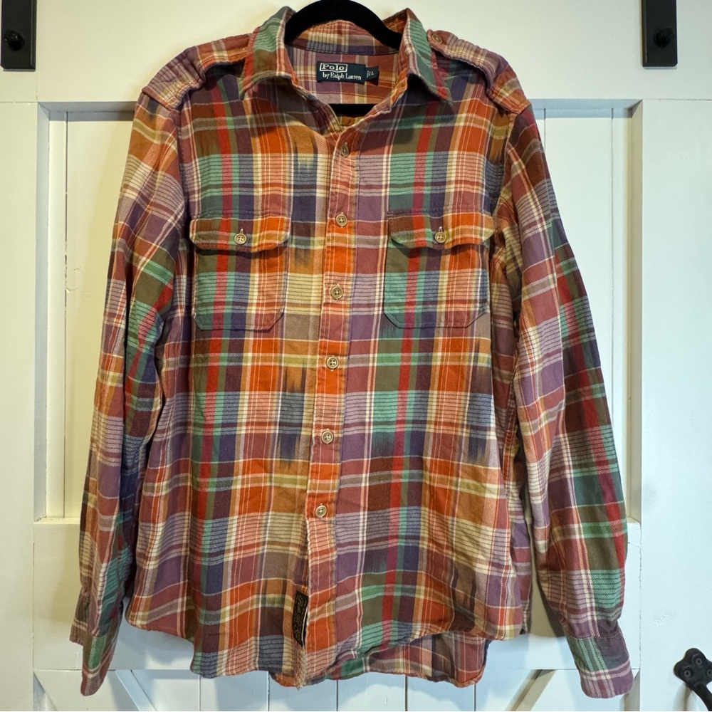 Polo by Ralph Lauren Plaid Shirt. Size Large.